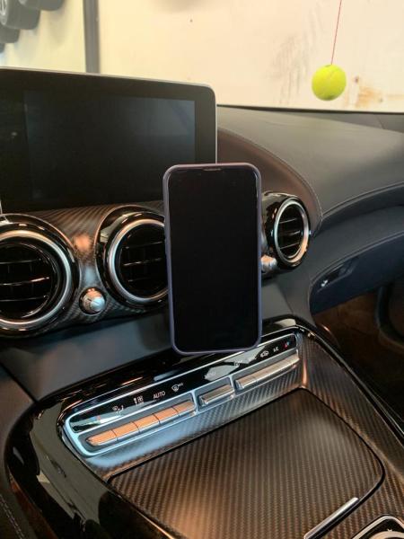 RS-Mount, fahrzeugspezifischer Handyhalter passend für Mercedes AMG GT 190 Baujahr 2014-2021, Made in Germany